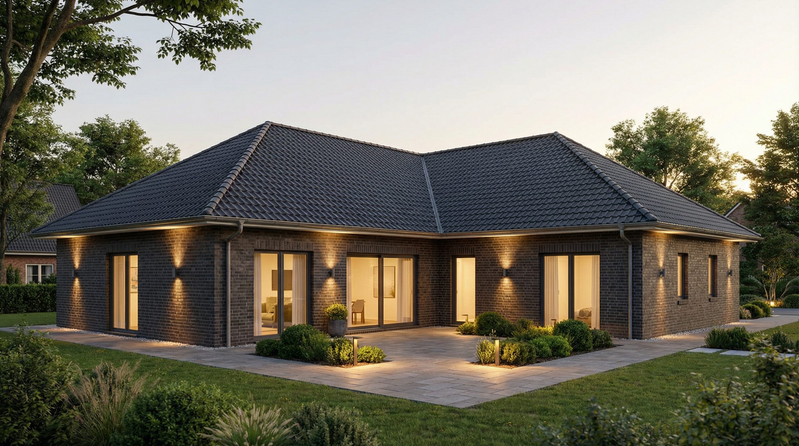 Nordglanz 155 - Massivhaus - Klinker - 1